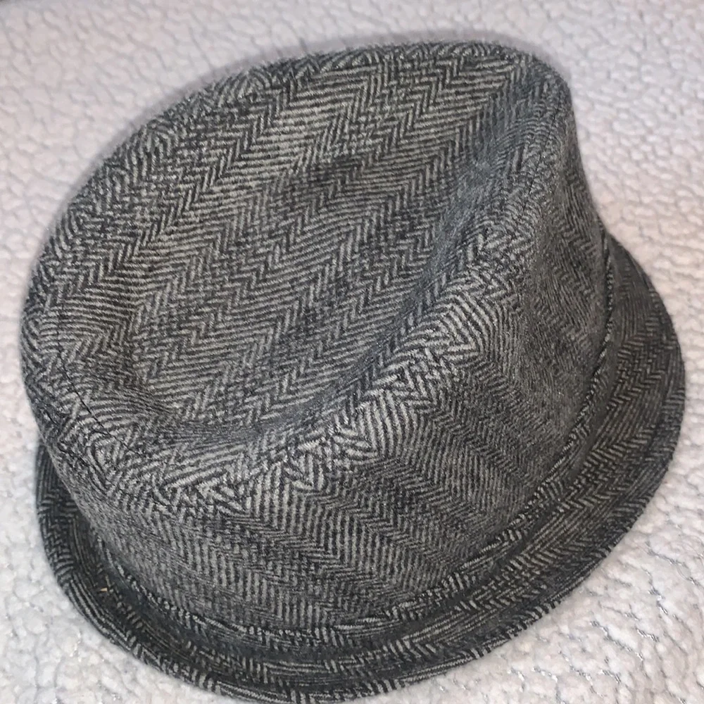 Chevron Pattern Wool Trilby/Fedora